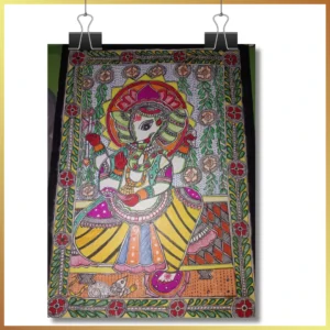 Ganesha Mithila Painting : Anamika Kumari