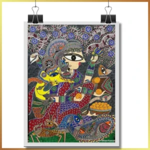 Gauri – Ganesh Mithila Painting