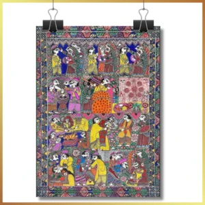 Mithila Vivah Mithila Painting