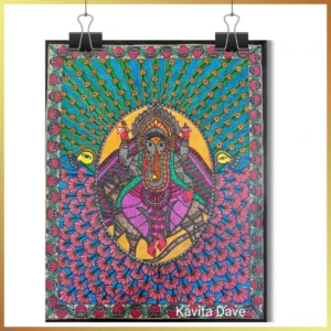 Chaturbhuj Ganesh on Kamaldah : Kavita Dave